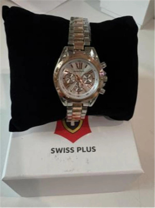 Swiss Plus Woman Watch Model-1 ST0730ABL Rose Gold-Silver(Kol Saati) (KDO)