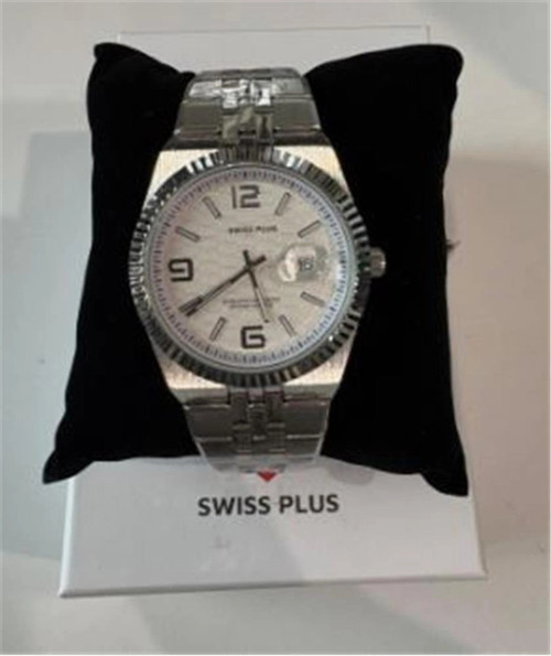 Swiss Plus Man Watch Premium Seri Model-4 ST3442AGS White-Silver(Kol Saati) (KDO)
