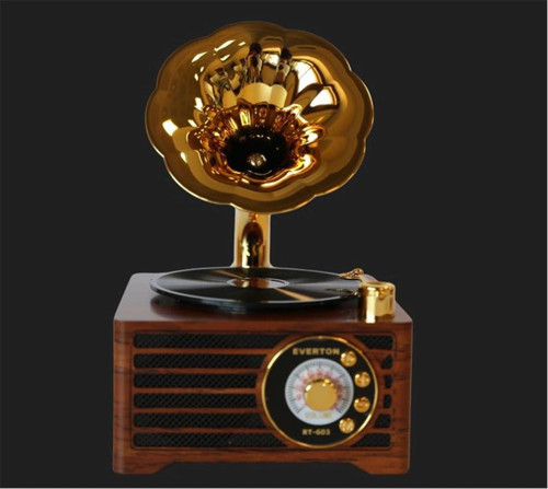 RT-603 Bluetooth-USB-SD-AUX-TF Nostaljik Radyo (KDO)