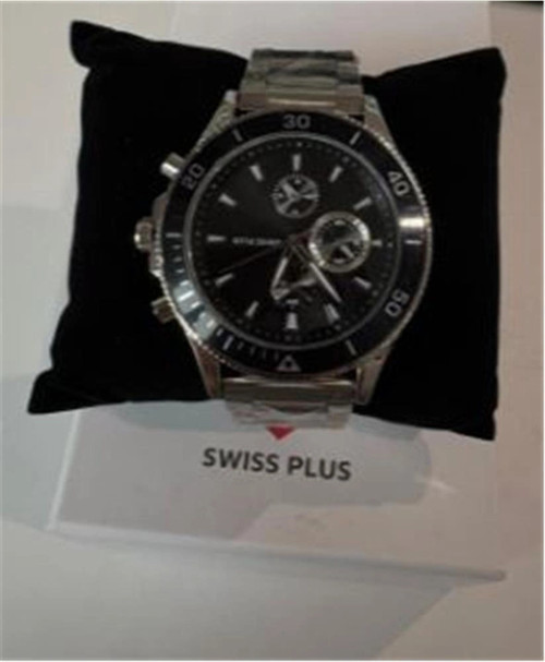 Swiss Plus Man Watch Basic Seri Model-7 ST3504AGS Lüx Black-Silver(Kol Saati) (KDO)