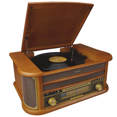 Nostalgia MN-P325 DÖNENCE Pikap Ahşap 2X5W Stereo Spk MP3 Çalar USB-Radyo-CD-Kaset -BT Müzik