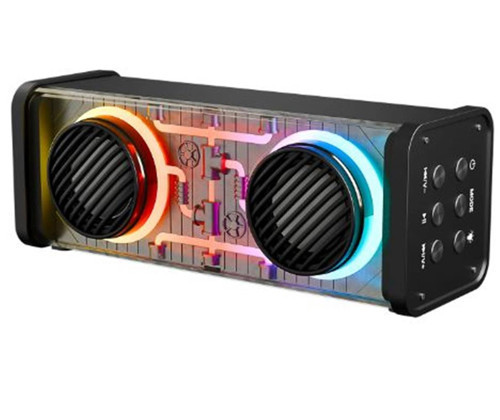 MD-56BT Siyah AUX + USB + Bluetooth Destekli 10W 1500mAh Taşınabilir Speaker (KDO)