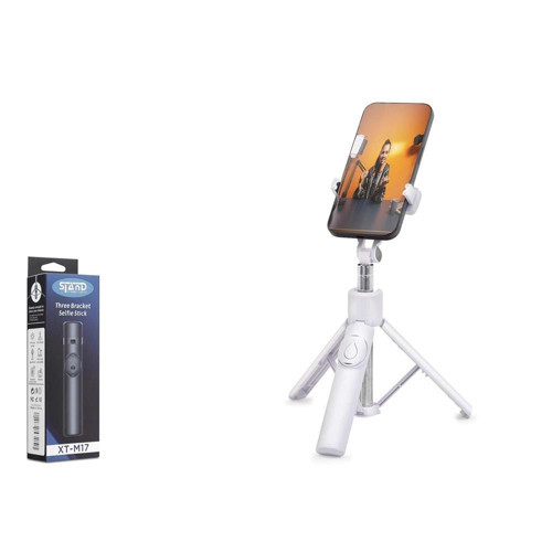 Nd1031 Tripod Selfie Çubuğu - Bluetooth 4.0 Uzaktan Kumandalı, 2’si 1 Arada Kullanım Beyaz (KD