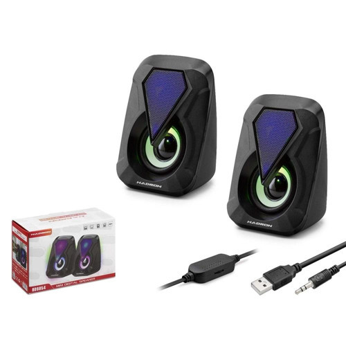 HD6054 Bilgisayar Speaker 1.1 LEDLİ SİYAH (KDO)