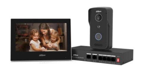 DHI-KTP03 IP Intercom Kit- Kutu İçeriği (Dış Ünite + 7" TFT İç Ekran +Switch) (KDO)