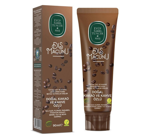 Doğal Kakao ve Kahve Özlü Macunu 90ml (KDO)