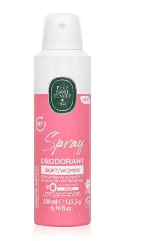 Soft - Kadın Sprey Deodorant 200 ml (KDO)