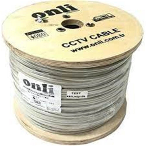 ON-2201 2+1 1x0,22 mini Coax 2x0,22mm 500 metre CCTV Kamera Kablosu (KDO)