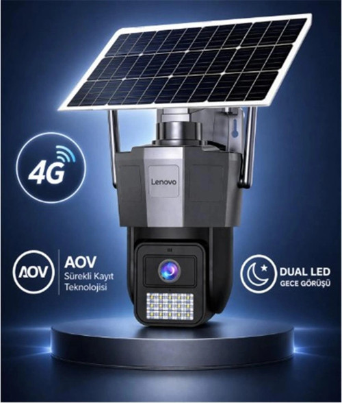 X6T-4G 3MP AOV Smart Tek Kamera 4G Solar Kamera (KDO)