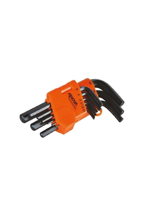 Rıco 013-RC2899 Düz Kısa 9lu Alyan Takımı (KDO)
