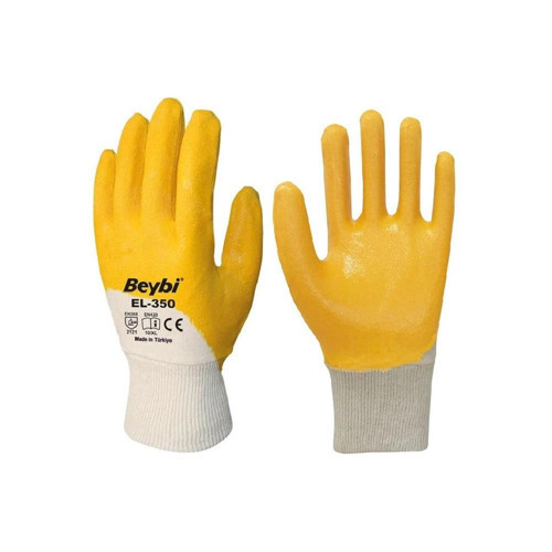 Pamuk Nitril PMK KN350 10 Beden Eldiven 12li Paket EN388 (2111X) (KDO)