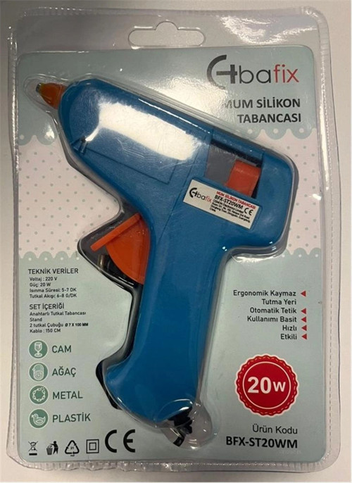 Bafix Mum Silikon Tabancası Mavi 20W (KDO)