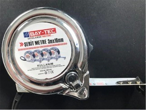 Mk4145 3Mt 16MM Krom Şerit Metre (KDO)