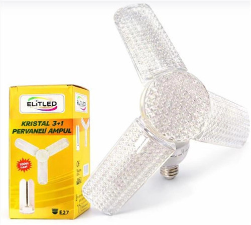 Kristal 3+1 Pervane Led Ampul (KDO)