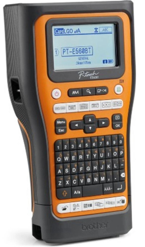 P-Touch PT-E560BTVP 6-24MM Baskı Etiket Yazıcı El Tipi Bluetooth USB Bağlantı (Pil Dahil) (K