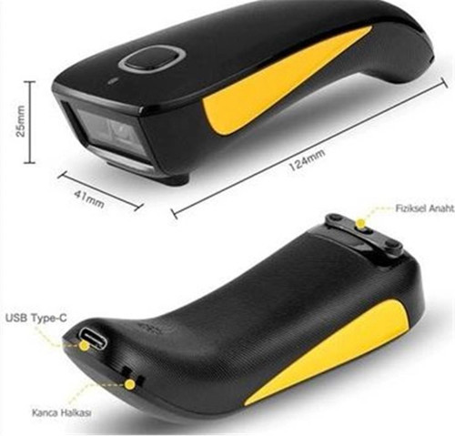 Tiger Perkon BS92 2D Karekod Bluetooth+2.4 Ghz Kablosuz Barkod Okuyucu (KDO)