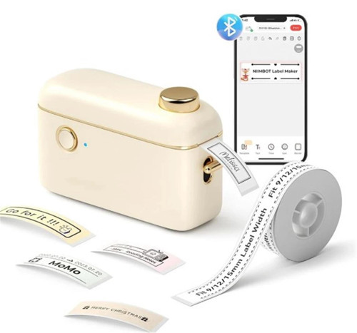 NIIMBOT H1S Cream Termal Taşınabilir Bluetooth Etiket Yazıcısı (KDO)