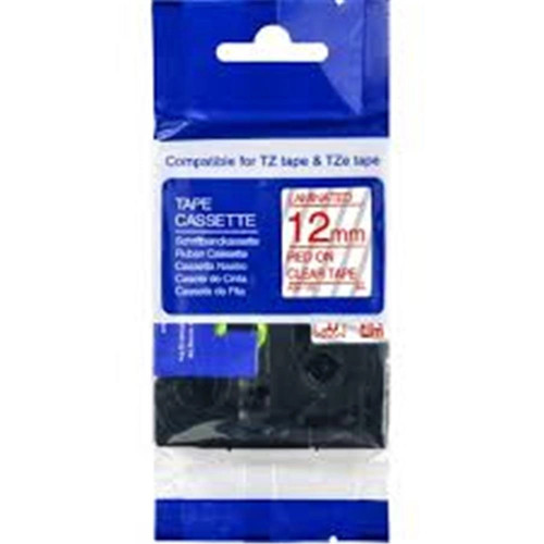 Krt-Muadil AZE-132 12 mm Şeffaf Üzerine Kırmızı Lamina 8 Metre (KDO)
