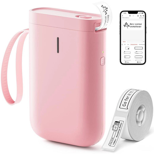 NIIMBOT D11 Pembe Termal Taşınabilir Bluetooth Etiket Yazıcısı (KDO)