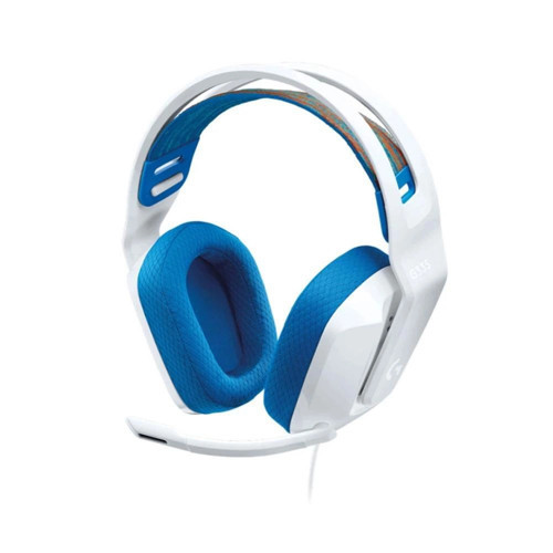 981-001018 G335 Beyaz Mavi Mikrofonlu Gaming (Oyuncu) Kulaklık (KDO)