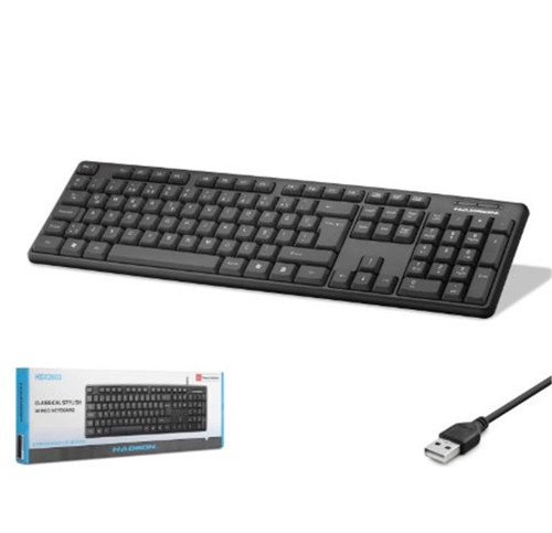 HADRON HDX2603 Standart Klavye Siyah (KDO)