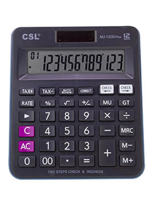 RZ-822 12 Hane Masa Tipi Renkli Hesap Makinesi (KDO)