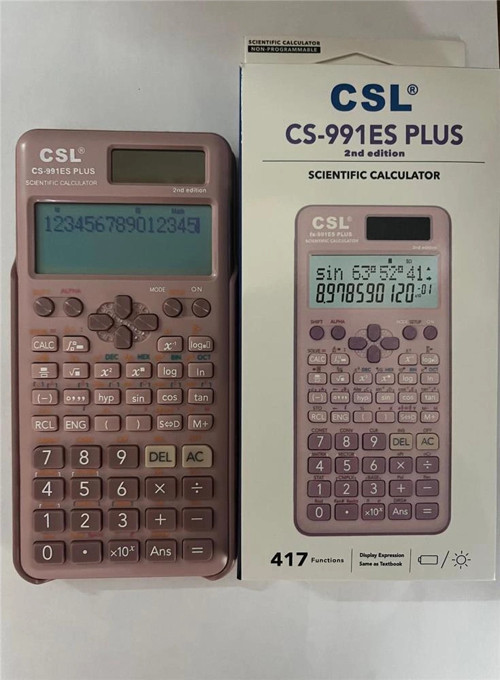 CS-991ES PLUS-PINK Pembe Fonksiyonel Hesap Makinesi (KDO)