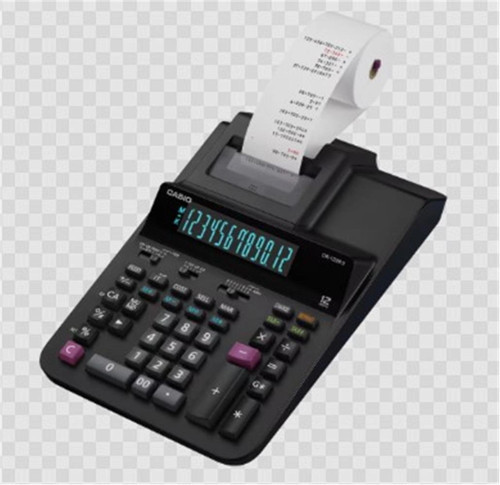 DR-120RII-BK 12 Hane Şeritli Siyah Hesap Makinesi (KDO)