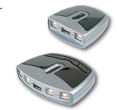 -US221A USB Arayüzüne Sahip Cihazları Paylaştıran Switch, USB 2.0, 2 PC, 1 USB Cihaz (KDO)