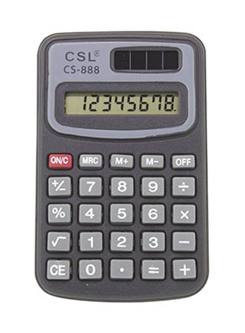 CS-118N 8 Hane Cep Tipi Hesap Makinesi (KDO)