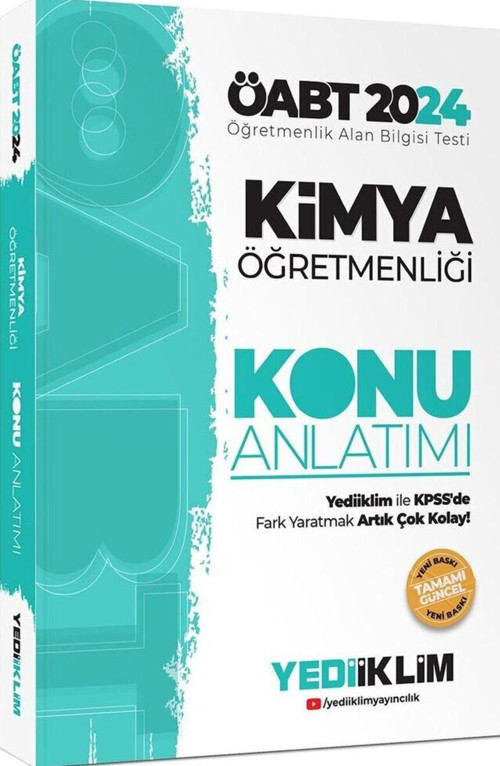 2024 ÖABT Kimya Öğretmenliği Konu Anlatımı