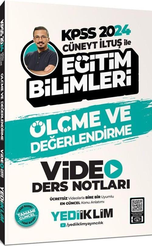 Kpss 2024 Cüneyt İltuş ile Ölçme Ve Değerlendirme Video Ders Notları