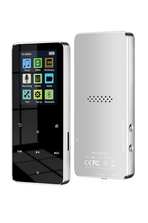 8GB DAHİLİ HAFIZALI MP3-MP4 ÇALAR HD SES BLUETOOTH 5.0 MÜZİK ÇALAR HAFIZA KARTI GİRİŞLİ FM RADYOLU