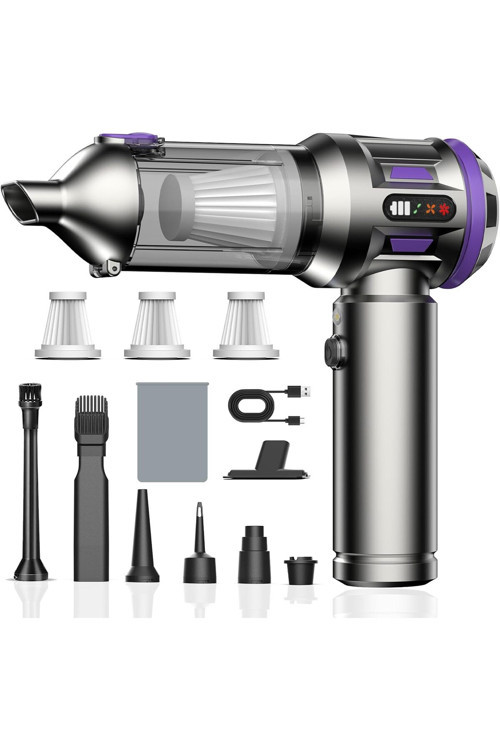 ST-6697A PLUS Şarjlı Araç İçi Süpürge Üfleme Vakumlama 20000Pa Güçlü Vacuum Cleaner