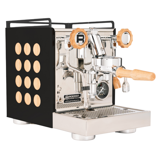 Appartamento 2.0 Black/Wood Espresso Makinesi