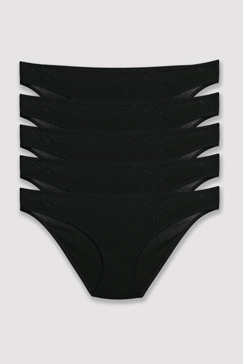Chocolate Baby Kids Kadın Basic Brief 5'Li Paket Külot Pamuklu