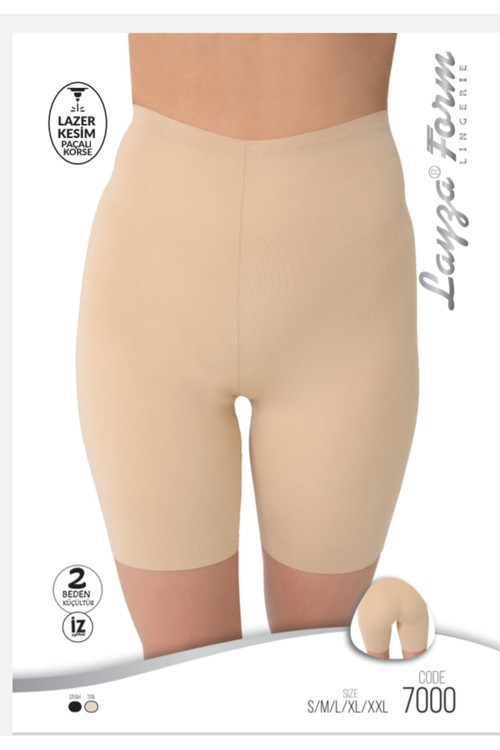Layza Form Lazer Kesim Slip Korse - İz Yapmaz, 2 Beden Küçültücü Etkili
