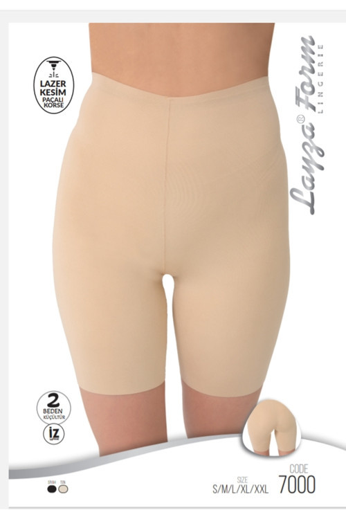 Layza Form Lazer Kesim Slip Korse - İz Yapmaz, 2 Beden Küçültücü Etkili