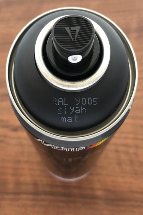 RAL9005M Mat Siyah Sprey Boya 400 ML