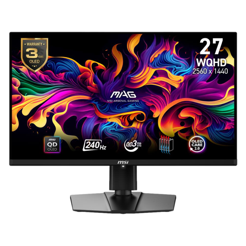 Outlet MAG 271QPX QD-OLED E2 26.5" 0.03 ms 2K Pivot 240 Hz OLED Oyuncu Monitörü