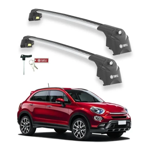 Turtle Fiat 500X 2014-2025 Ara Atkı Air2 Gri