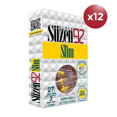 Sigara Ağızlığı Filtresi Slim 27x12 Bundle