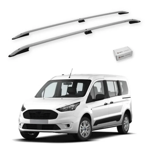 Turtle Ford Connect 2013-2021 / Uzun Şasi Tavan Çıtası Crown Gri