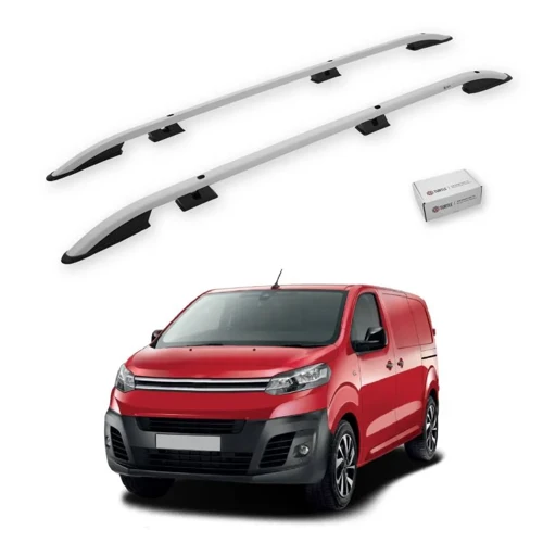 Turtle Citroen Dispatch (Mk3) 2017-2025 / Kısa Şasi Tavan Çıtası Crown Gri