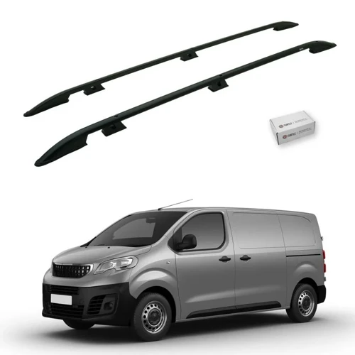 Turtle Peugeot Expert (Mk3) 2017-2025 / Orta Şasi Tavan Çıtası Crown Siyah
