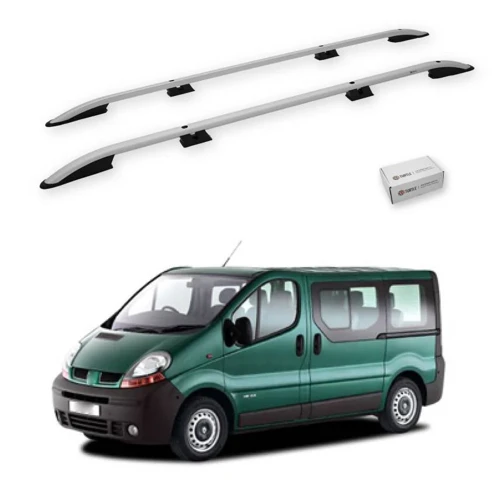 Turtle Renault Trafic (X83) 2001-2014 / Uzun Şasi Tavan Çıtası Crown Gri