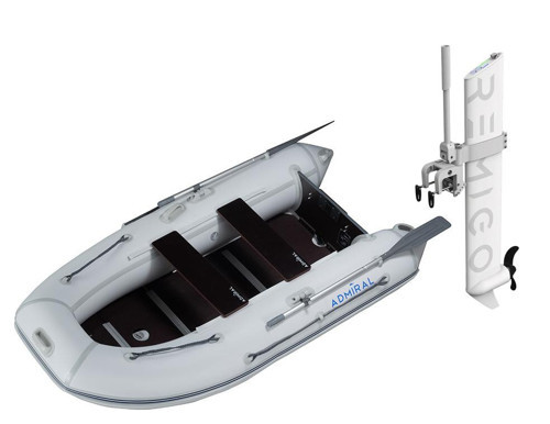 Admiral 270cm Katlanabilir Şişme Bot + Remigo One Neo 1.5kW Elektrikli Deniz Motoru