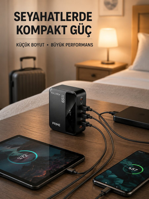 Akıllı Güç Dağılımlı 4 Girişli Şarj İstasyonu - ETERNA4899-7156