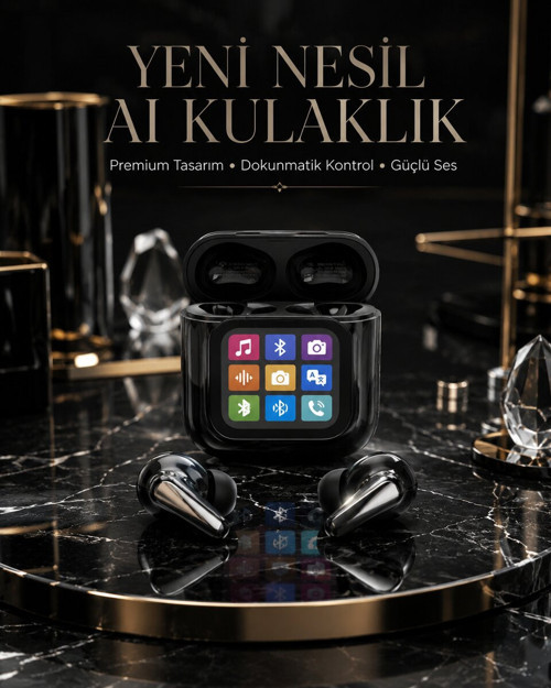 AI Bluetooth Kulaklık Akıllı Dokunmatik Kontrol Özellikli - ETERNA7185-8474
