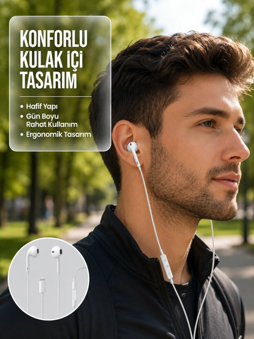 Uzaktan Kumandalı Mikrofonlu Mükemmel Ses Deneyimi Kulaklık Yeni Nesil - ETERNA1914-1391